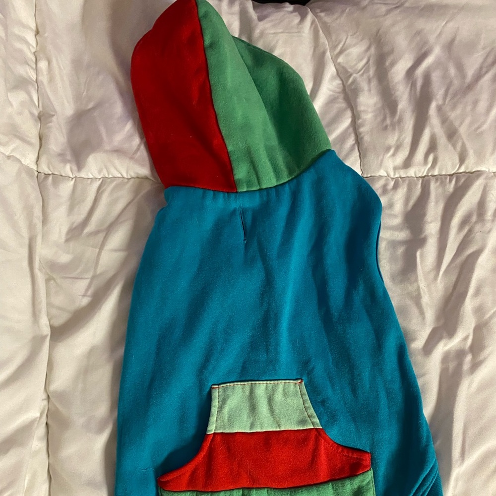 Used size medium dog hoodie